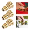 Brass Outlet Adapter Leakproof Gas Conversion Inflation Joint for Camping Picnic