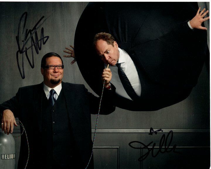 PENN & TELLER signed autographed Photo Poster painting