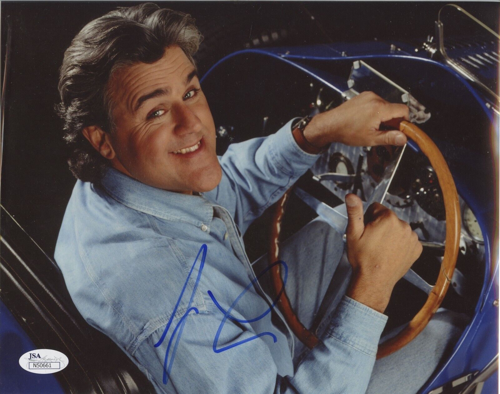 JAY LENO 8x10 Photo Poster painting Signed Autographed Auto JSA