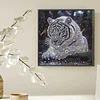 Tiger-Partial Special Shaped Diamond Painting 30*30CM