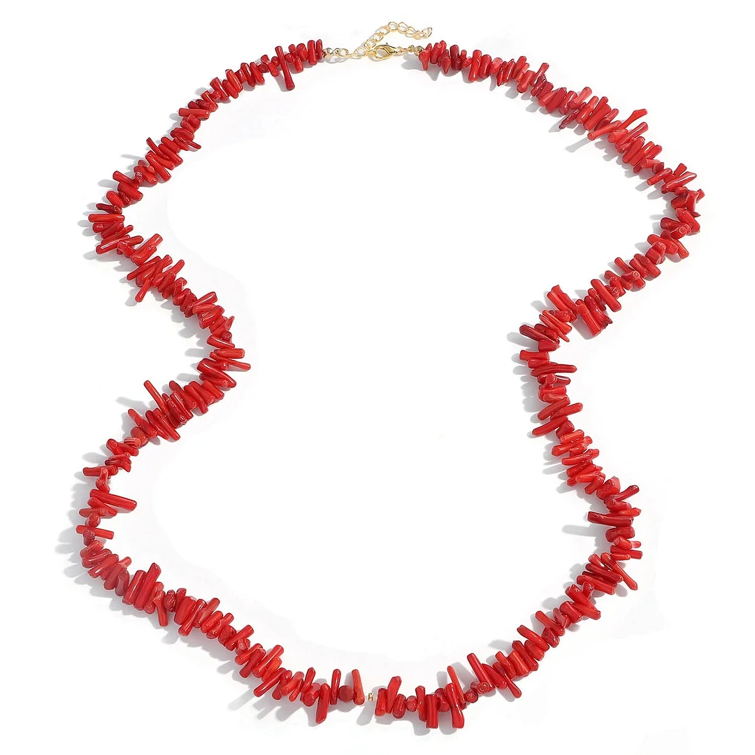 Dvacaman Boho Colorful 2pcs/set Beads Chain Necklace Trendy Ethnic Multi Layer Beaded Choker Necklace for Women Party Jewelry