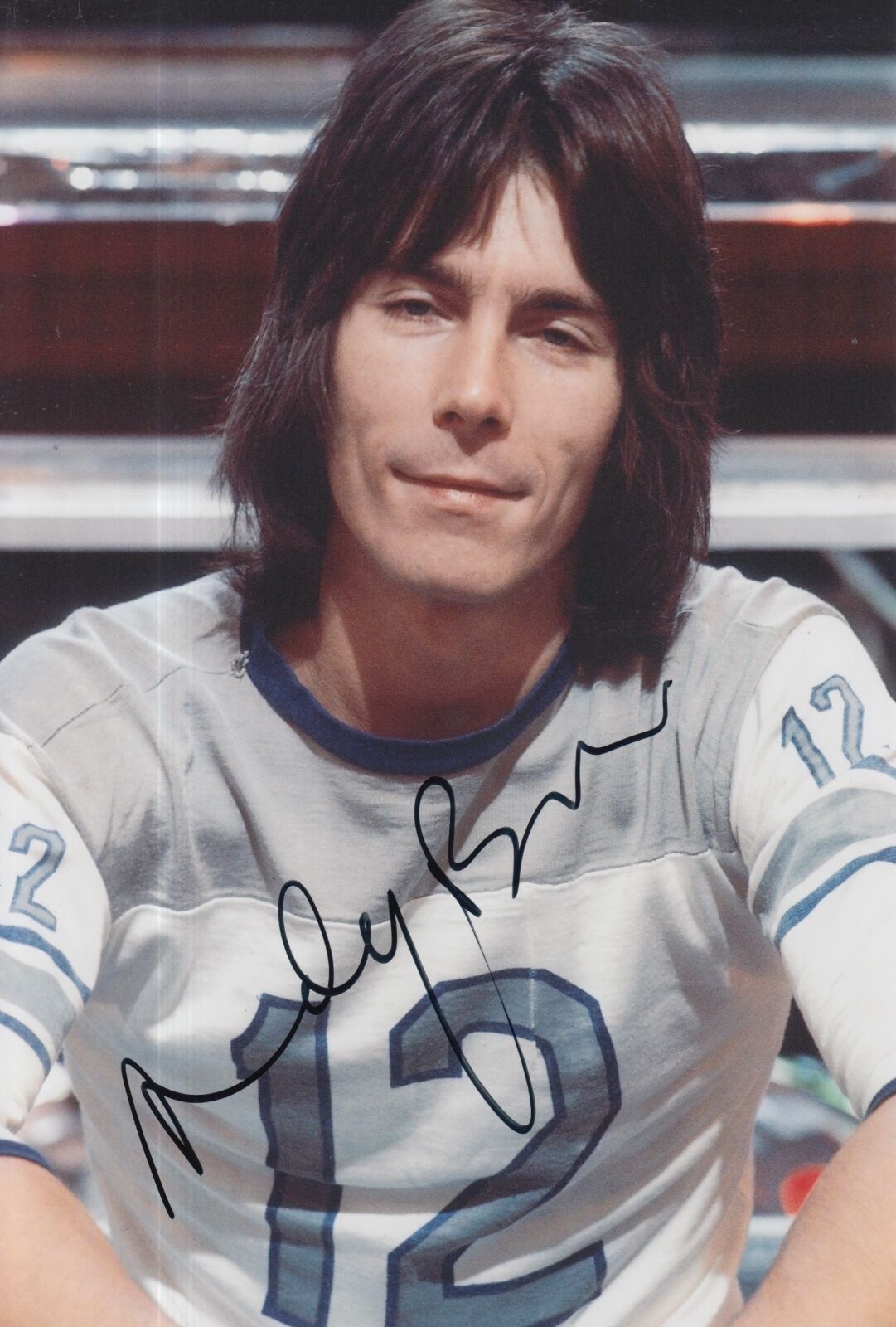 Andy Bown Hand Signed 12x8 Photo Poster painting Status Quo.