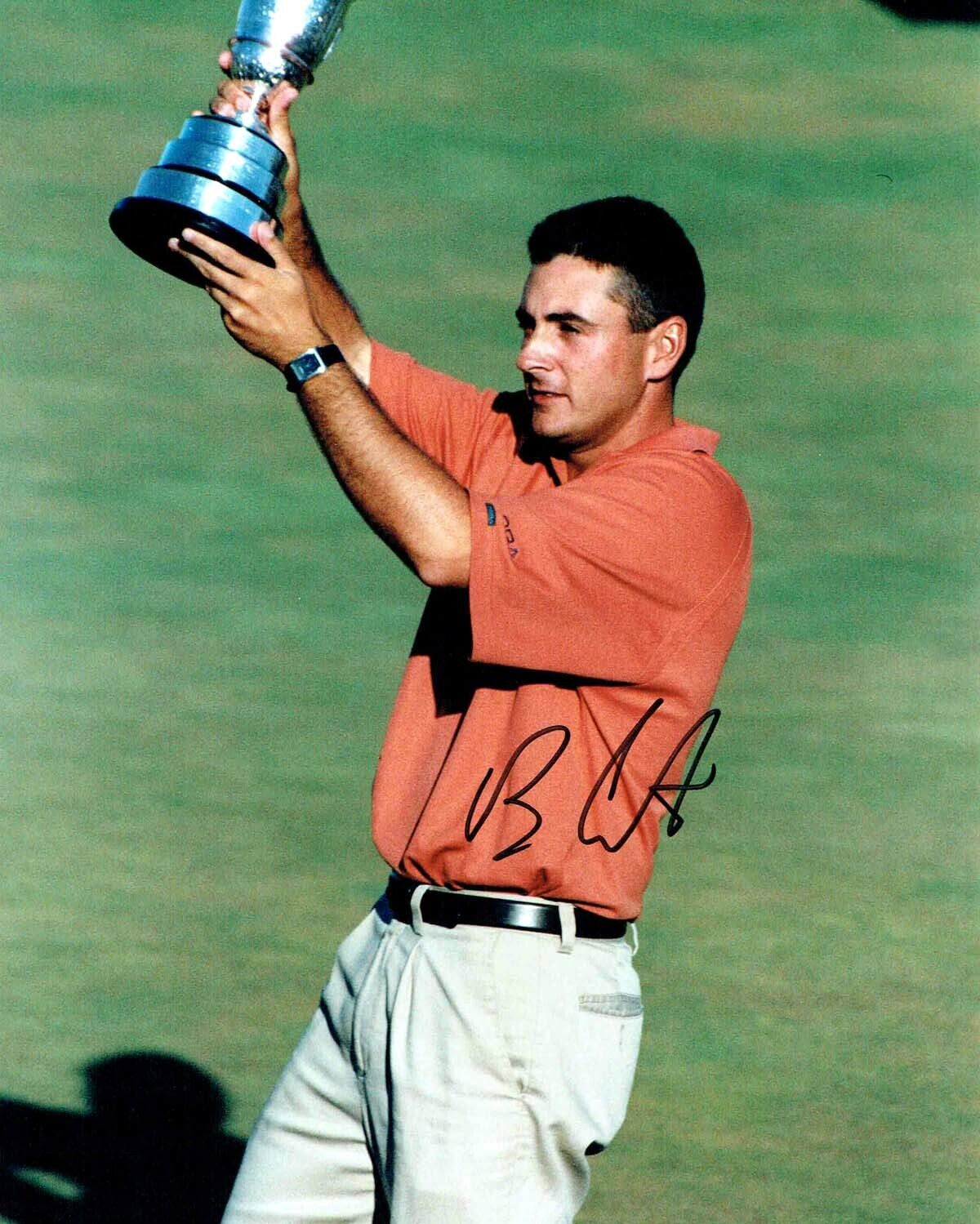 Ben CURTIS SIGNED Autograph 10x8 Photo Poster painting 2 AFTAL COA GOLF Open Winner Claret Jug