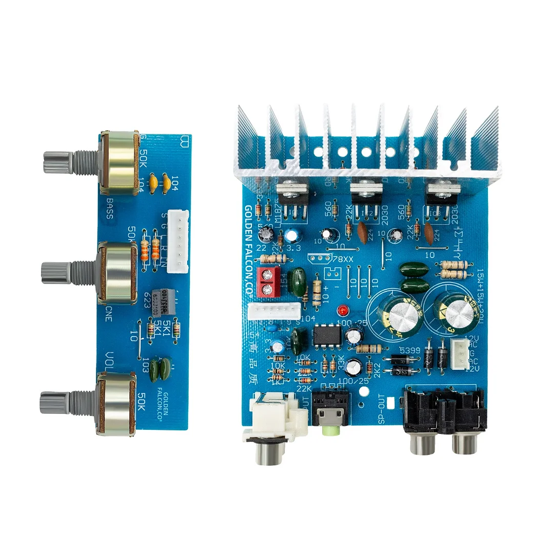 Good Sounds TDA2030A subwoofer power amplifier board module 2.1CH 15W*2+30W stereo audio amplifier
