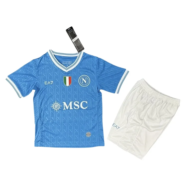 Kids Napoli 25/26 Home Football Jersey