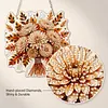 Autumn DIY Diamond Painting Acrylic Special Shape Pendant Hanging Kit