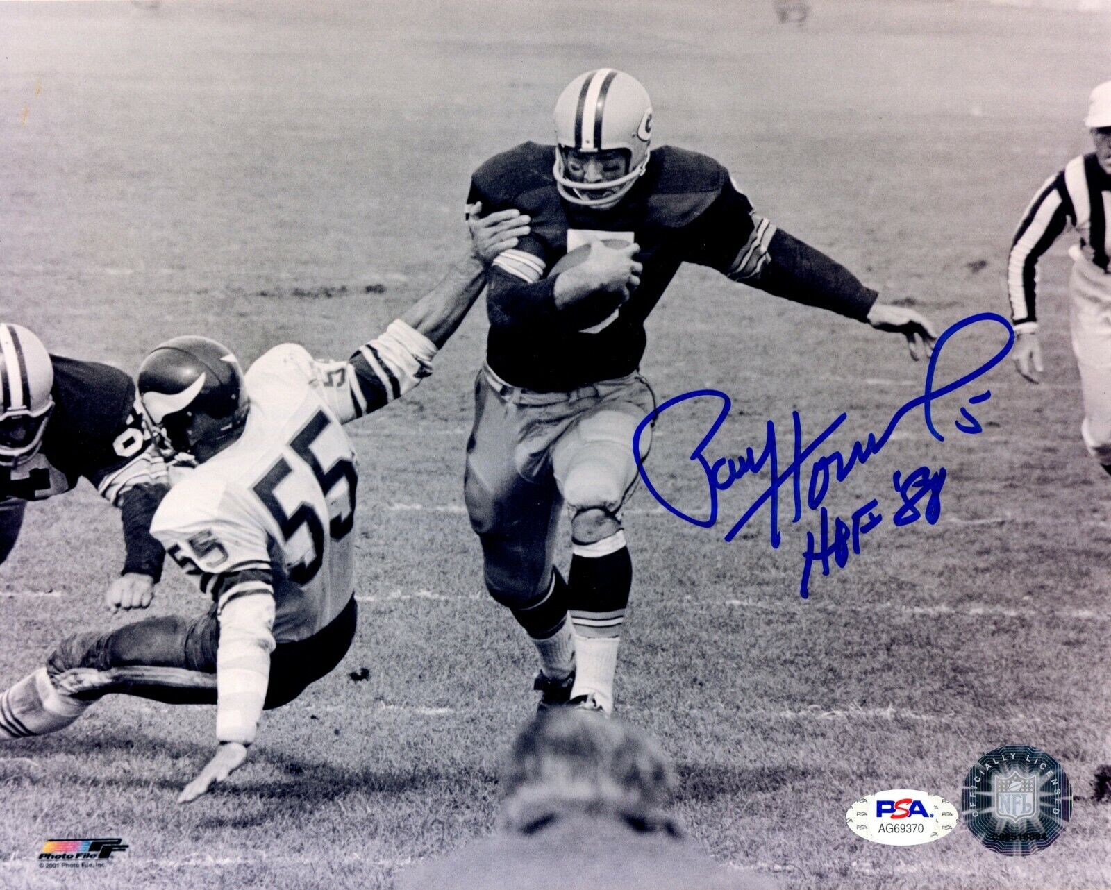 Paul Hornung autographed signed inscribed 8x10 Photo Poster painting NFL Green Bay Packers PSA