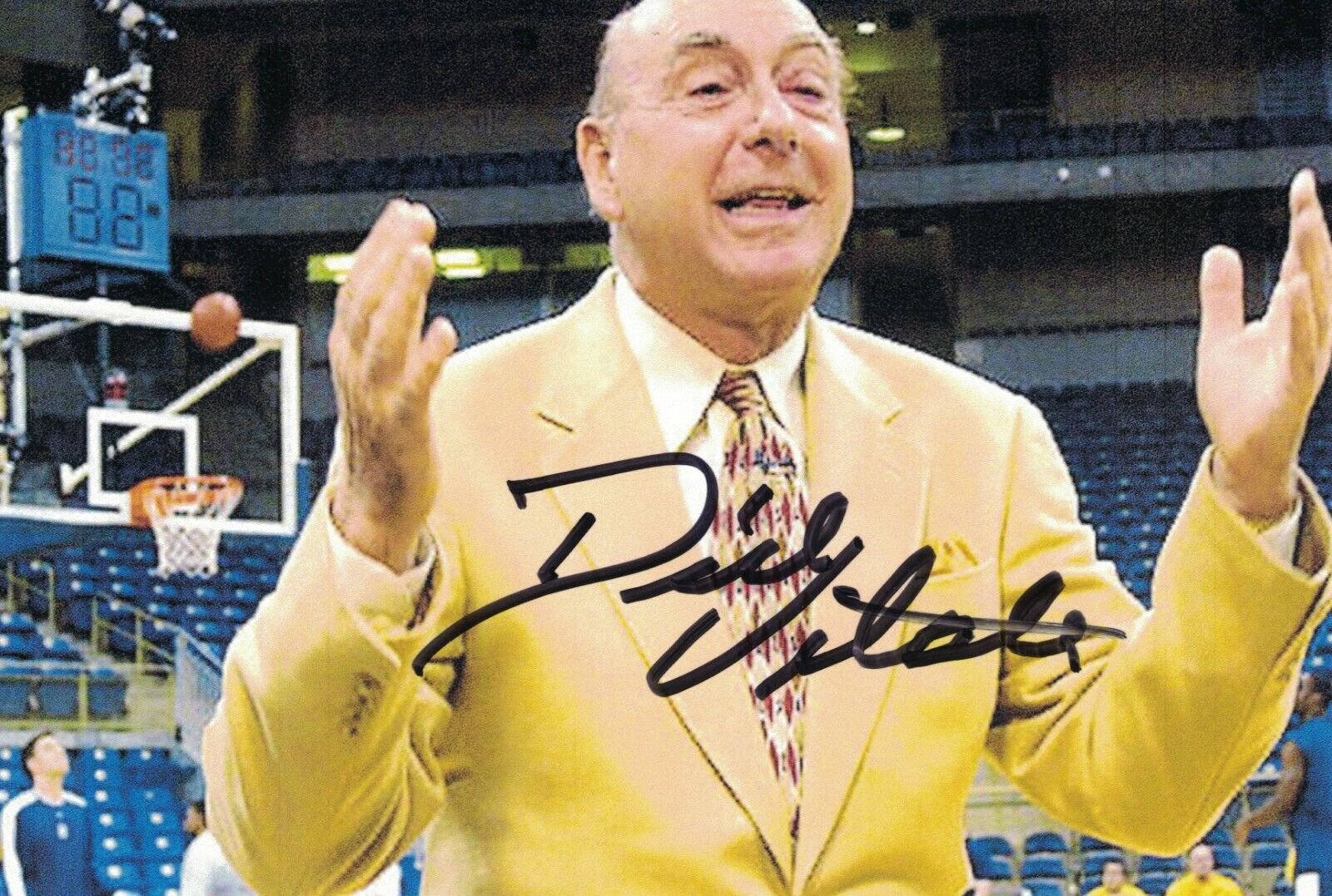 Dick Vitale Signed Autographed 4 x 6 Photo Poster painting Coach Basketball Sportscaster B