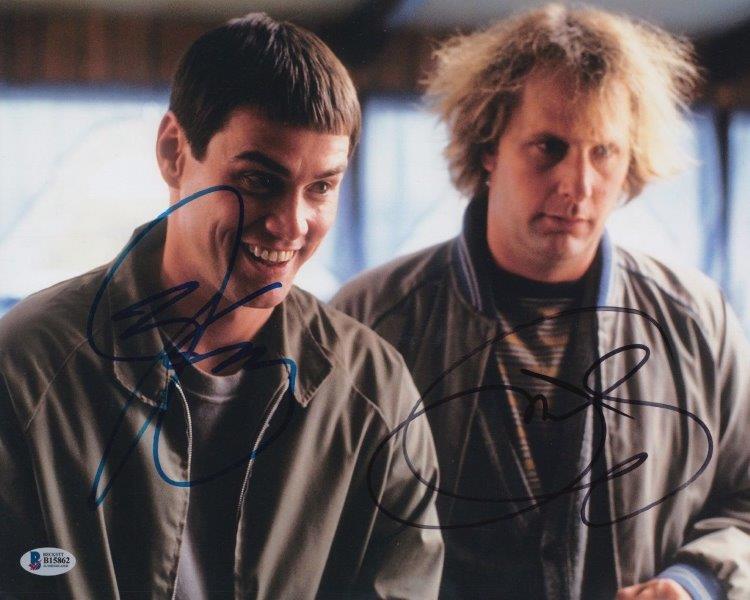 REPRINT - DUMB AND DUMBER Jim Carey Autographed Signed 8 x 10 Photo Poster painting Poster RP