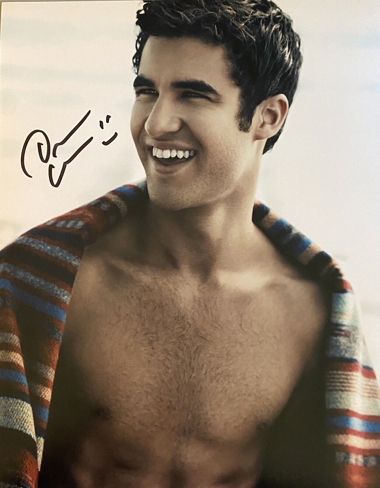 Darren Chris Signed Autographed 8x10 Color Photo Poster painting Glee