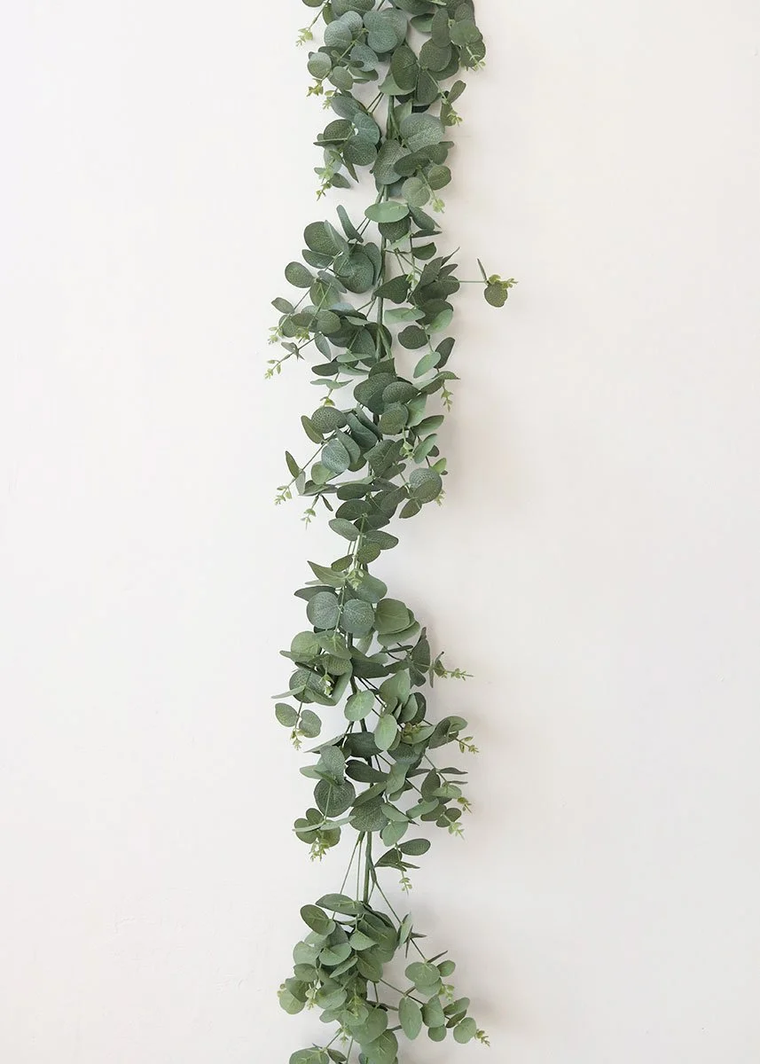 Faux Eucalyptus Garland - 6'