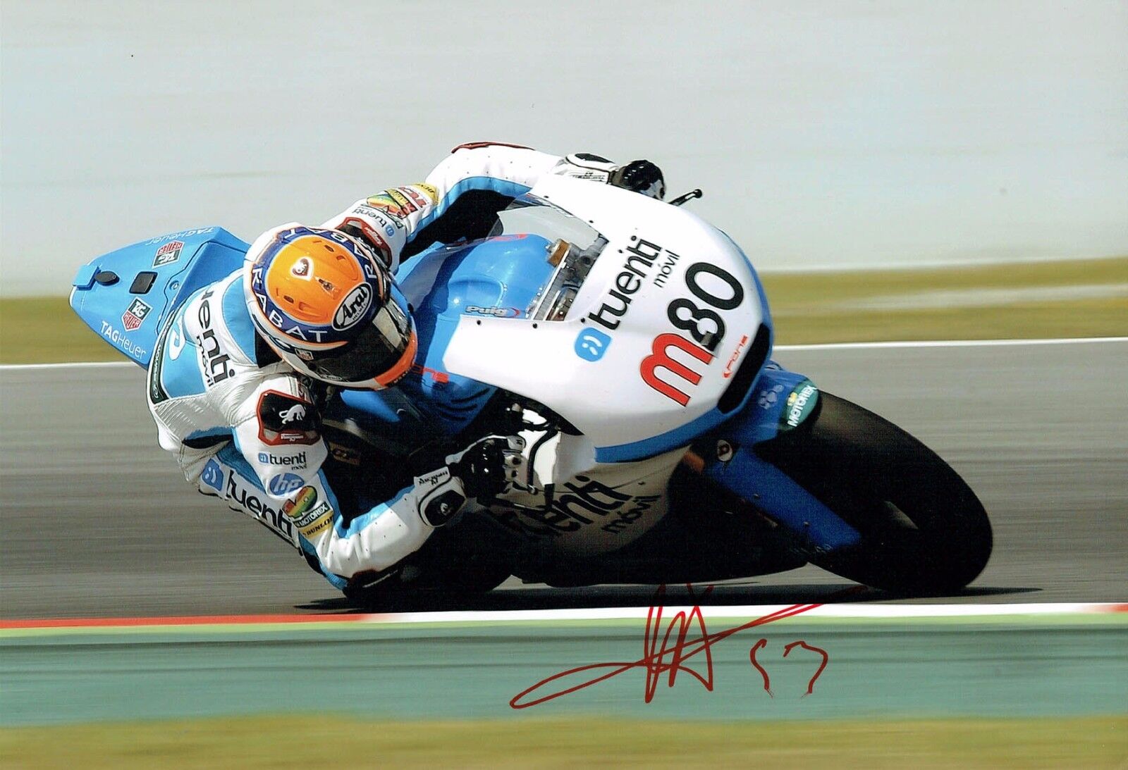 Esteve Tito RABAT Signed Photo Poster painting 5 AFTAL Autograph COA MOTOGP Former Moto2 Champ