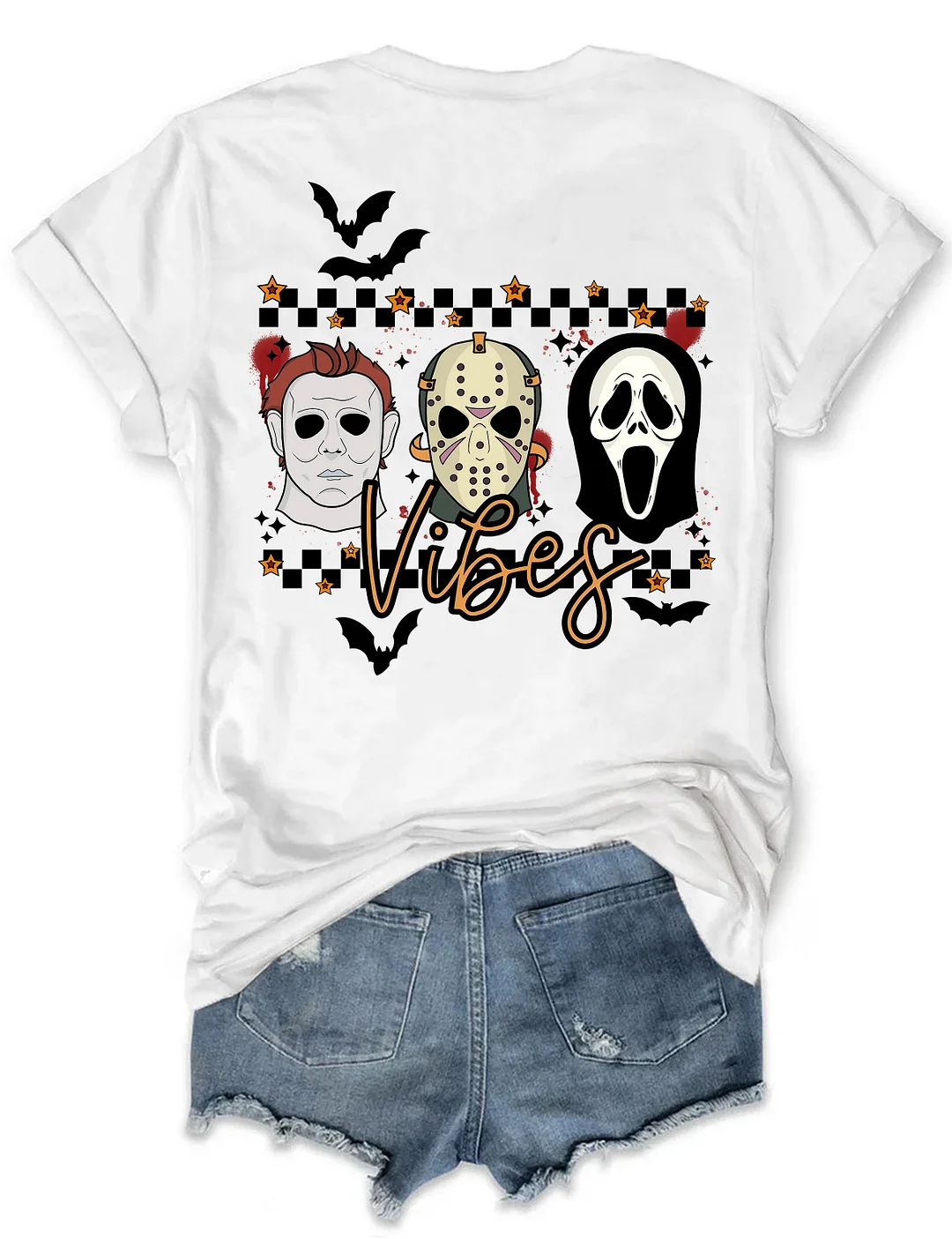 Retro Vibes Halloween T-shirt