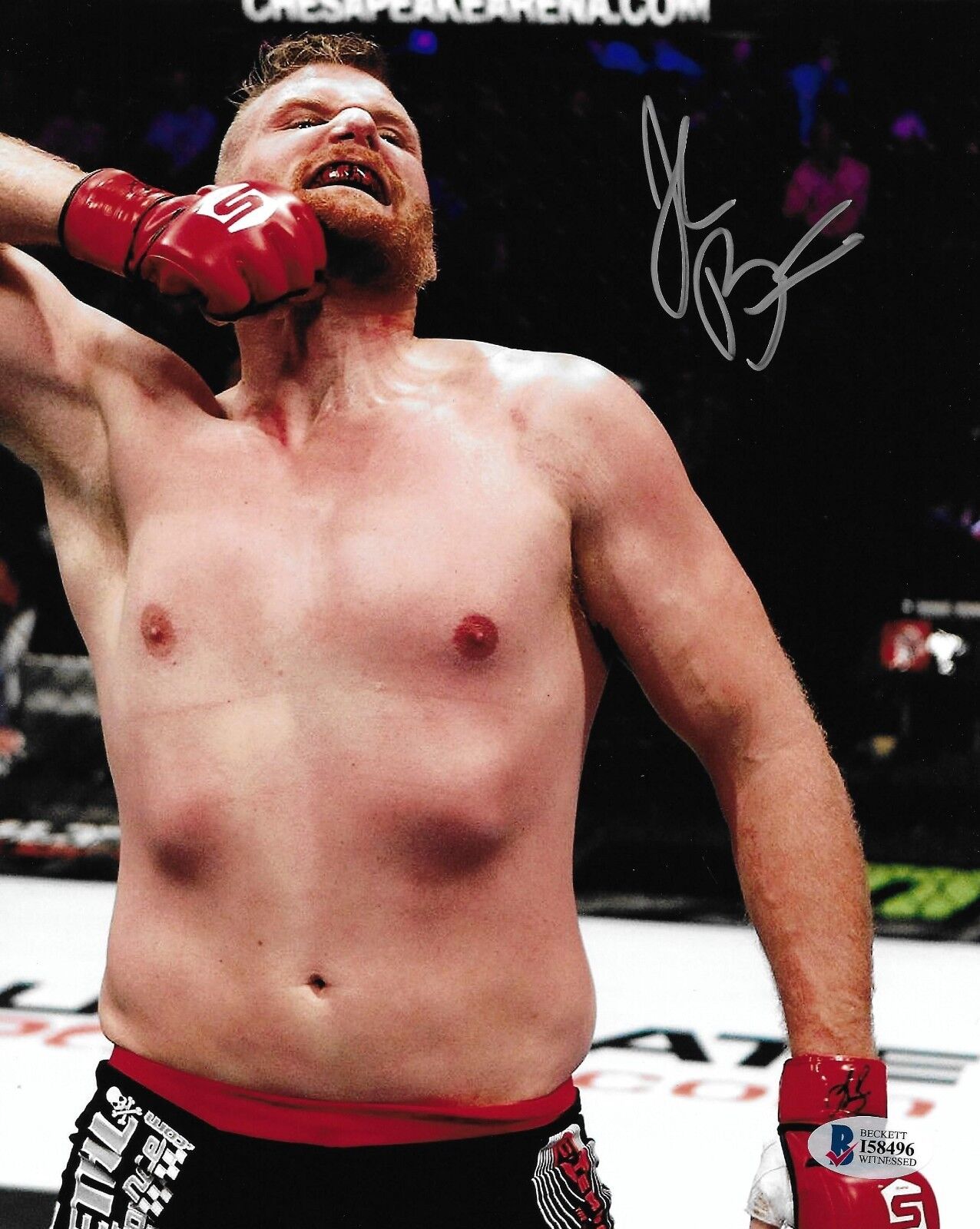 Josh Barnett Signed 8x10 Photo Poster painting BAS Beckett COA UFC Pride FC StrikeForce Auto'd 8