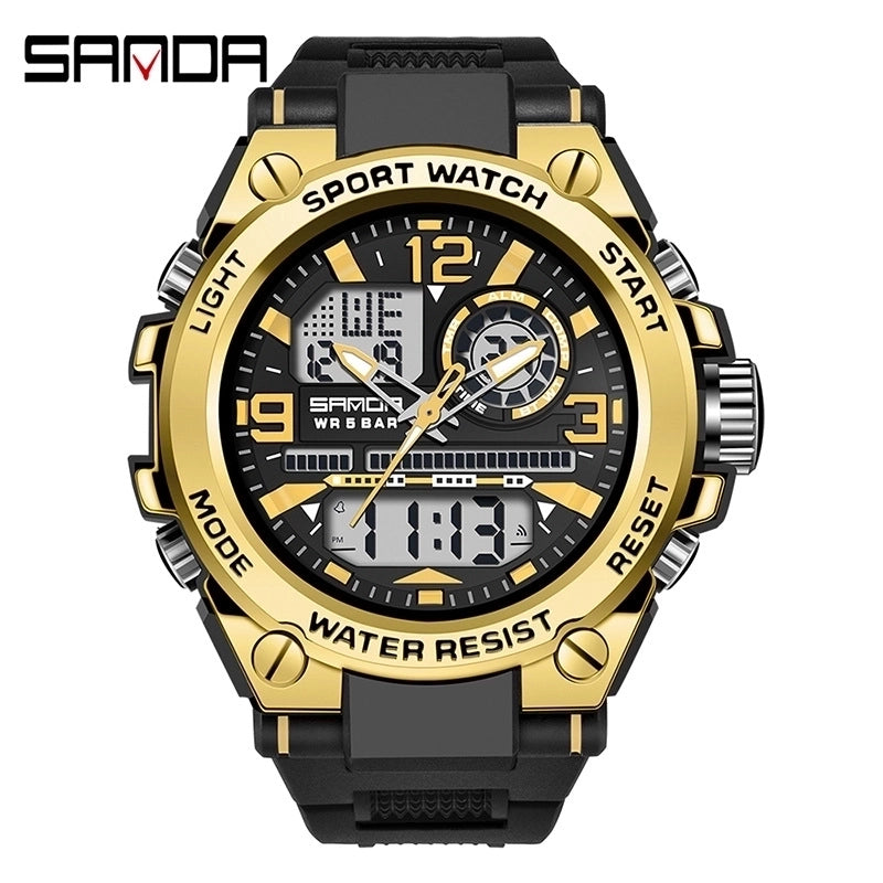Modern Style Solid Color Electronic Men’s Watches