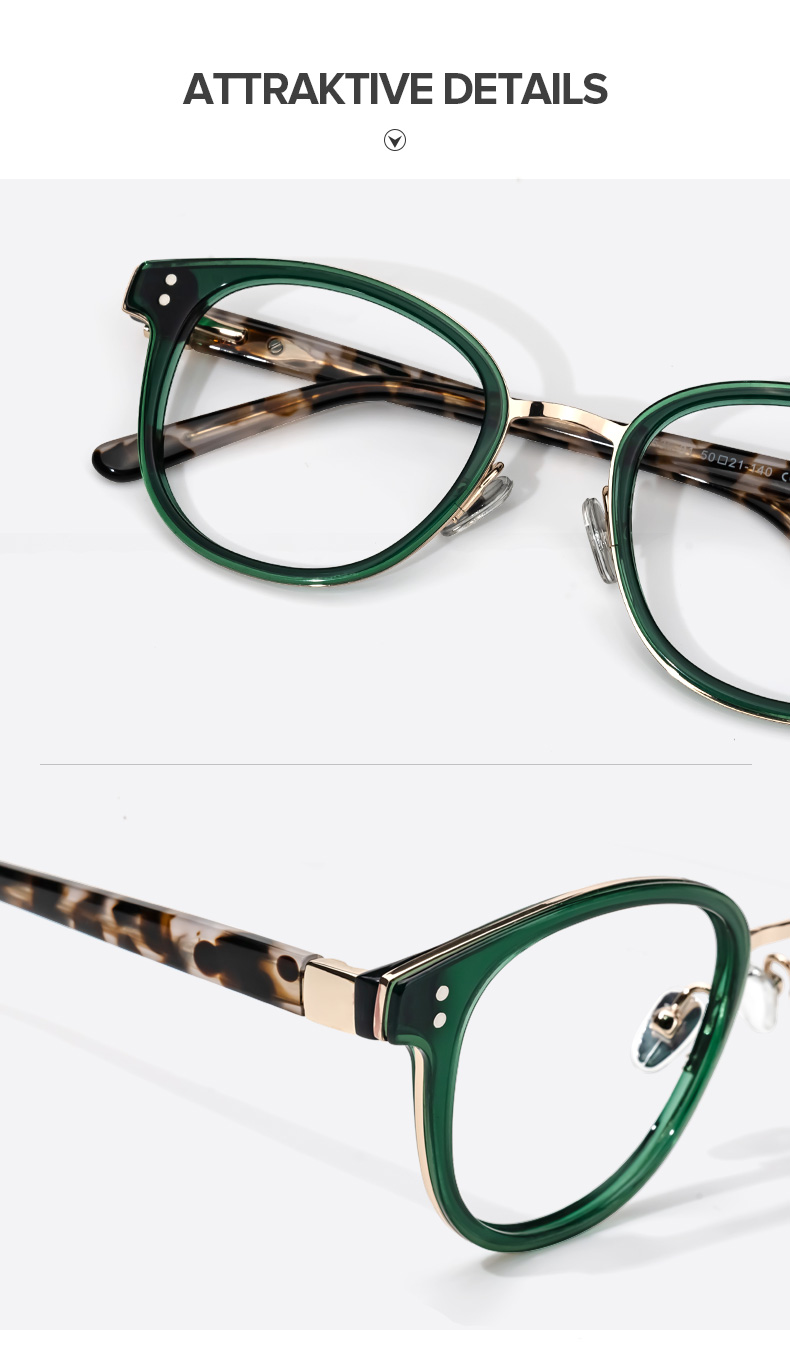 Matthew Grün Rund Brille