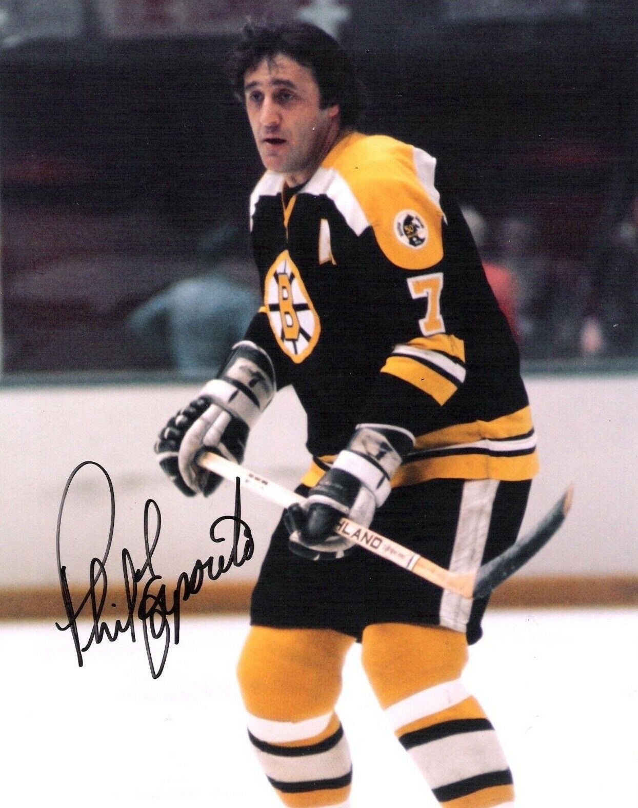 Phil Esposito Autographed Signed 8x10 Photo Poster painting ( HOF Bruins ) REPRINT