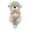 Soothe and Snuggle Otter with Music Lights Portable Plush Baby Toy for Infants