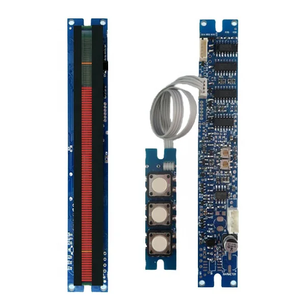 DC5V/12V/24V 101 Segment LED Bar Graph Meter Module with Alarm Output Volume Decibel Meter LED VU Meter Module