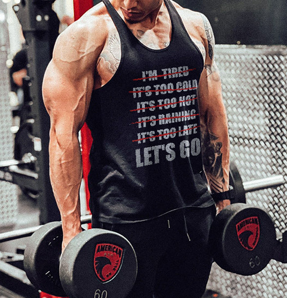 Let's Go Printed Men's Vest