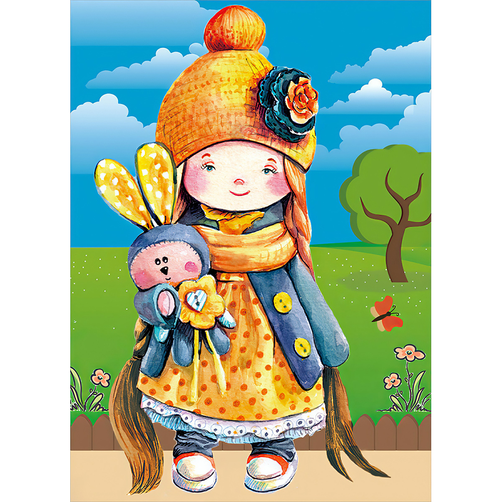 

Little Doll - Round Drill Diamond Painting - 30*40CM, 501 Original