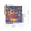 5D diy volle runde bohrer diamant malerei eulen traum netz kit wohnkultur 30x30cm