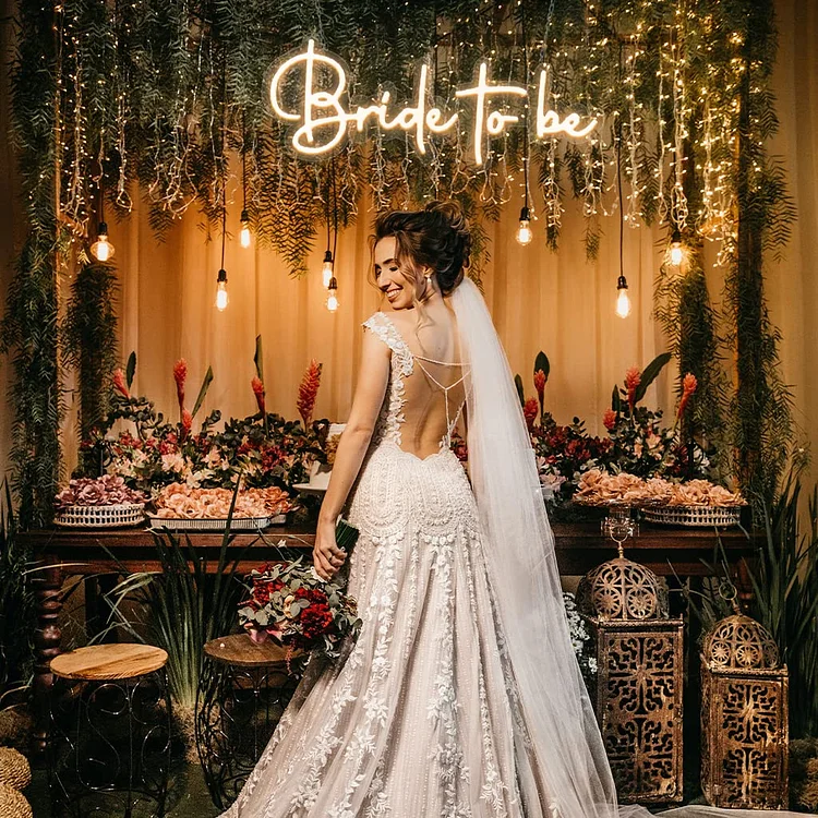 Blanketcute-100% Handmade Bride to be LED Neon Light Sign