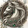 Diamond Painting -5D Full Round Drill Horse(40x40cm)