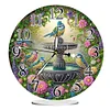 Garden Bird Acrylic DIY Diamond Painting Clock Kit 5D Diamond Art Clock