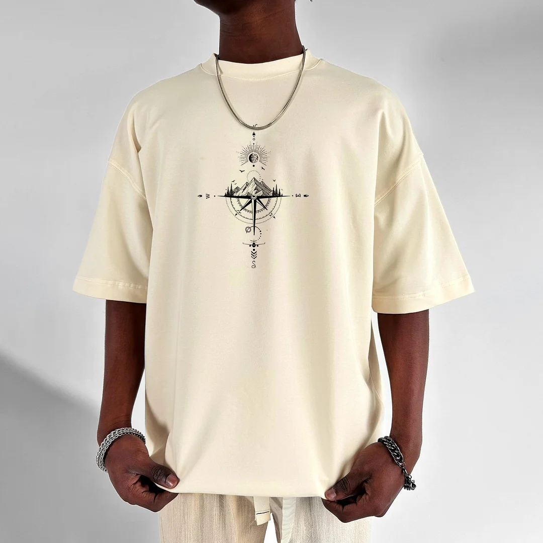 Sun Moon Star Ocean Oversize Tee