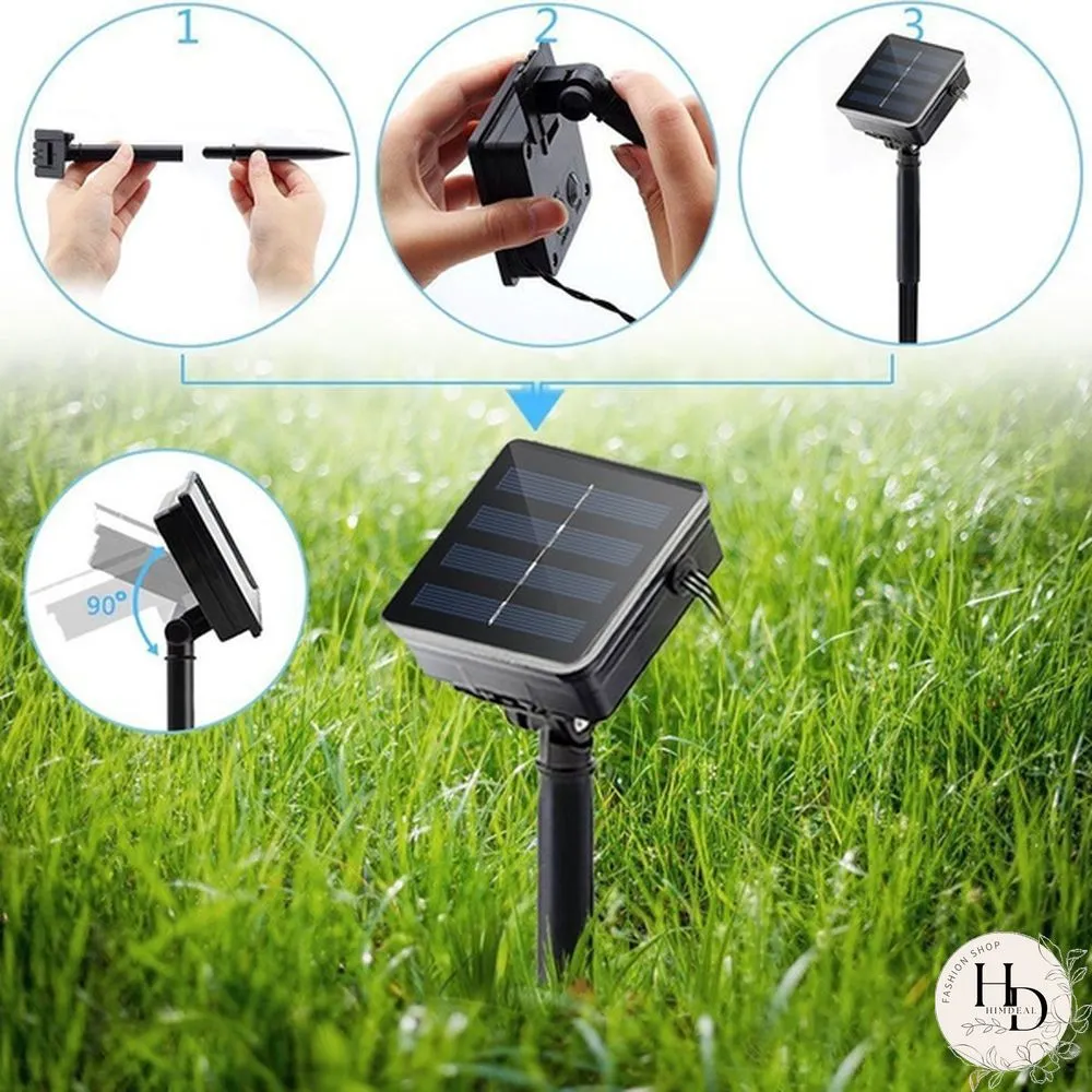 10M 100LED Solar Rope Tube for Garden Lights Waterproof IP67 50LED Solar Powered Lamp Christmas Wedding Lamp Outdoor String Light