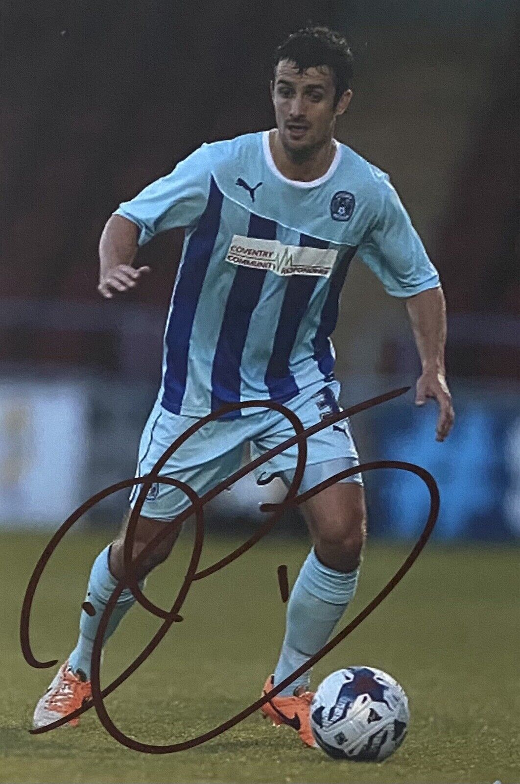 Danny Pugh Genuine Hand Signed Coventry City 6X4 Photo Poster painting