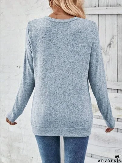 Round Neck Long Sleeve T-Shirt