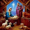 Nativity - 11CT Stamped Cross Stitch 50*50cm/19.69*19.69in