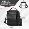 BAIGIO Umh&auml;ngetasche Herren Klein Leder Herrentasche Vintage Schultertasche Handtasche M&auml;nner Tasche Ledertasche M&auml;nnertasche Crossbody Bag f&uuml;r Arbeit Business T&auml;gliches Leben Reise