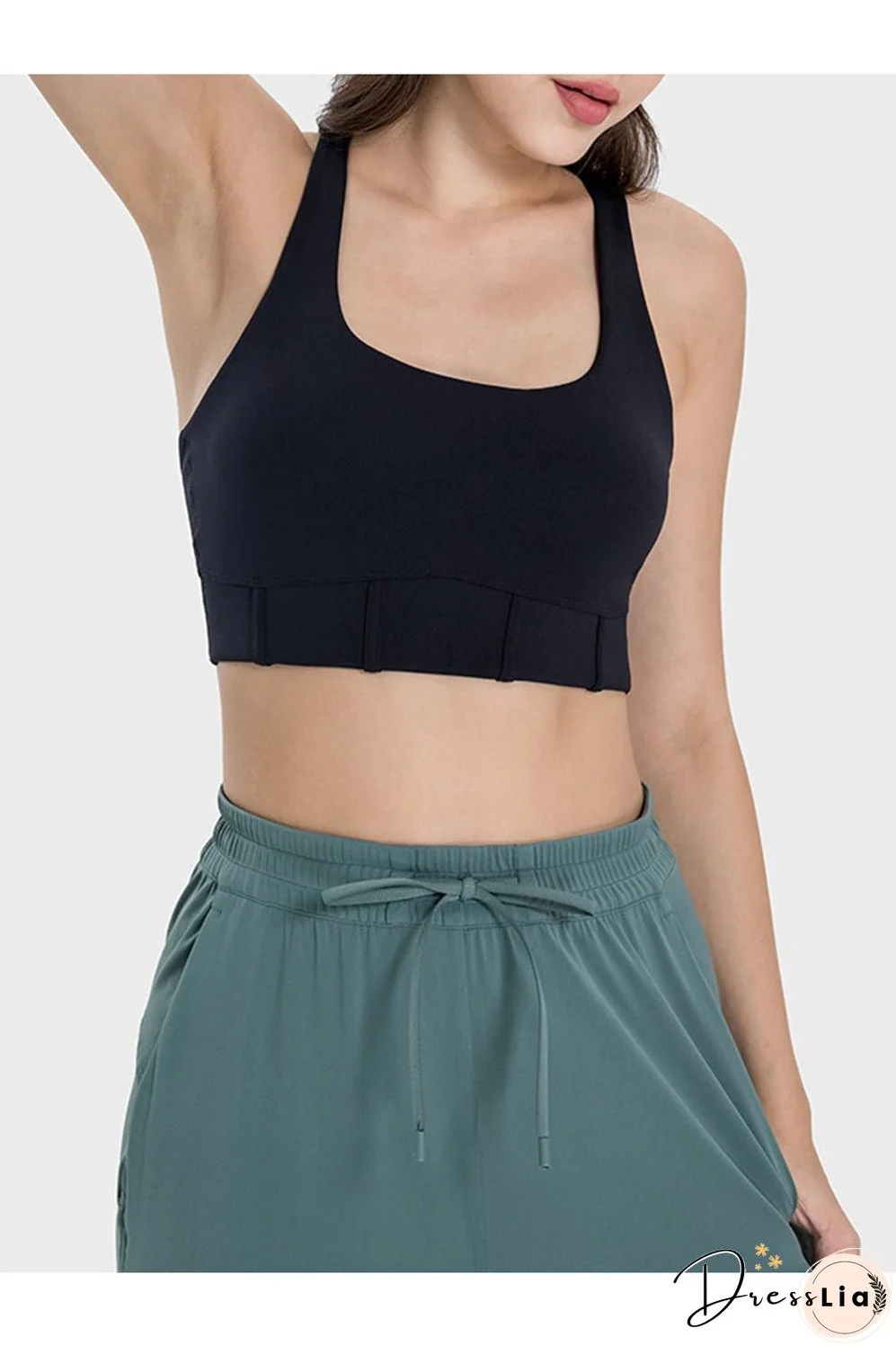 Millennia Square Neck Wide Strap Active Tank