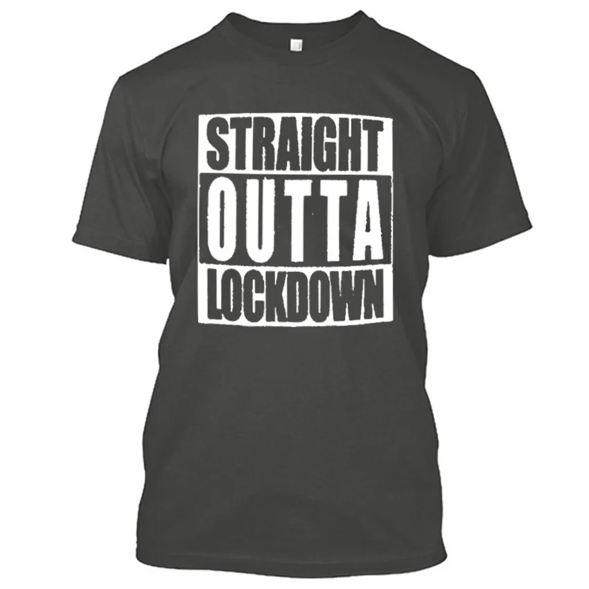 Straight Outta Lockdown T-shirt - Krazyskull
