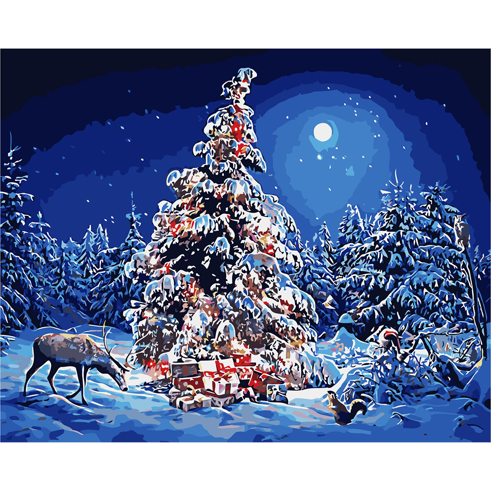 

40*50cm - Painting By Numbers - Christmas Tree, 501 Original