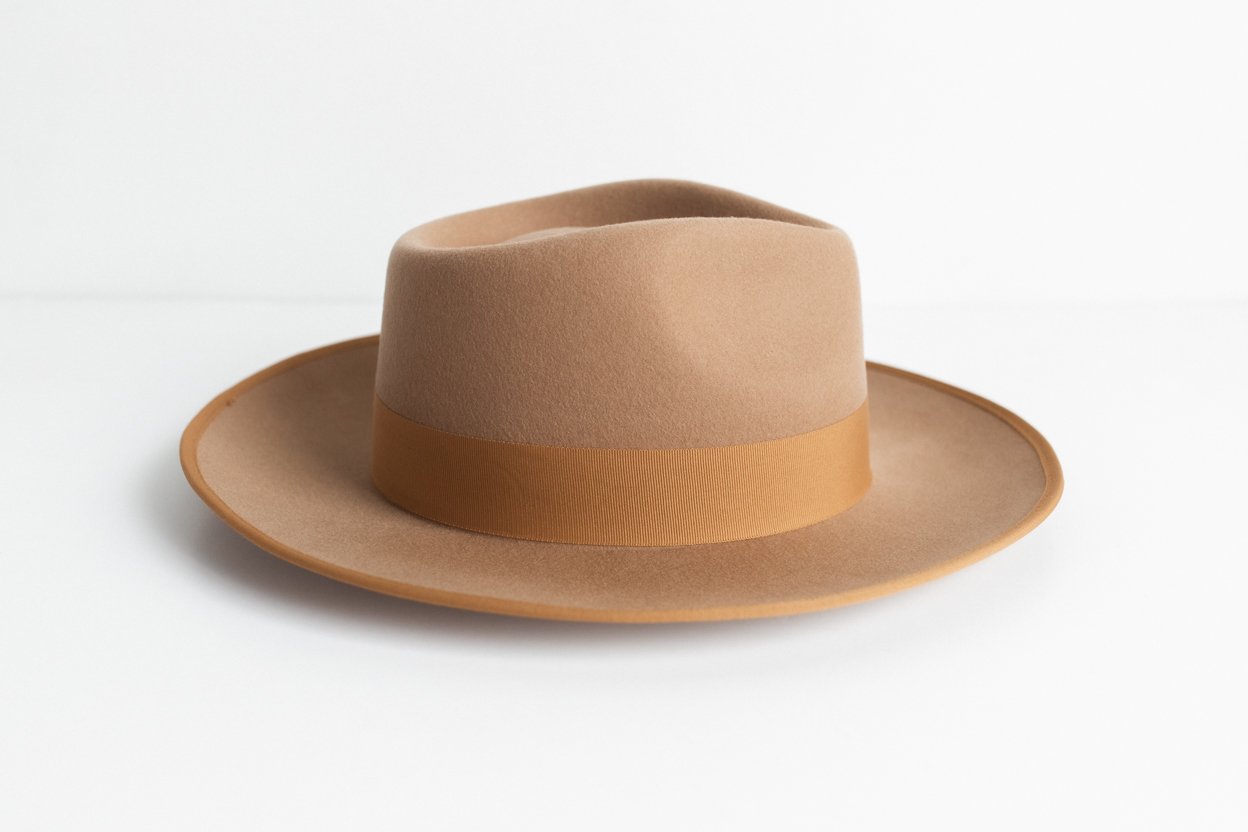 Miller Ranch Fedora -BUSHWICK RANCHER HAT &ndash; BROWN [Fast shipping and box packing]