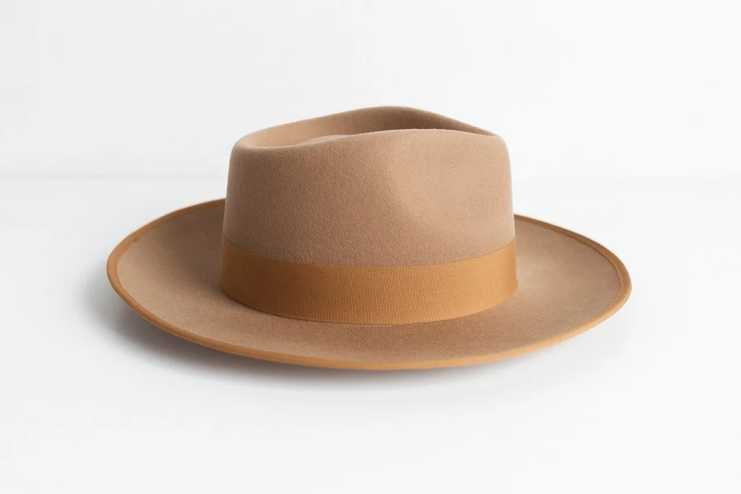 Miller Ranch Fedora -BUSHWICK RANCHER HAT &ndash; BROWN [Fast shipping and box packing]