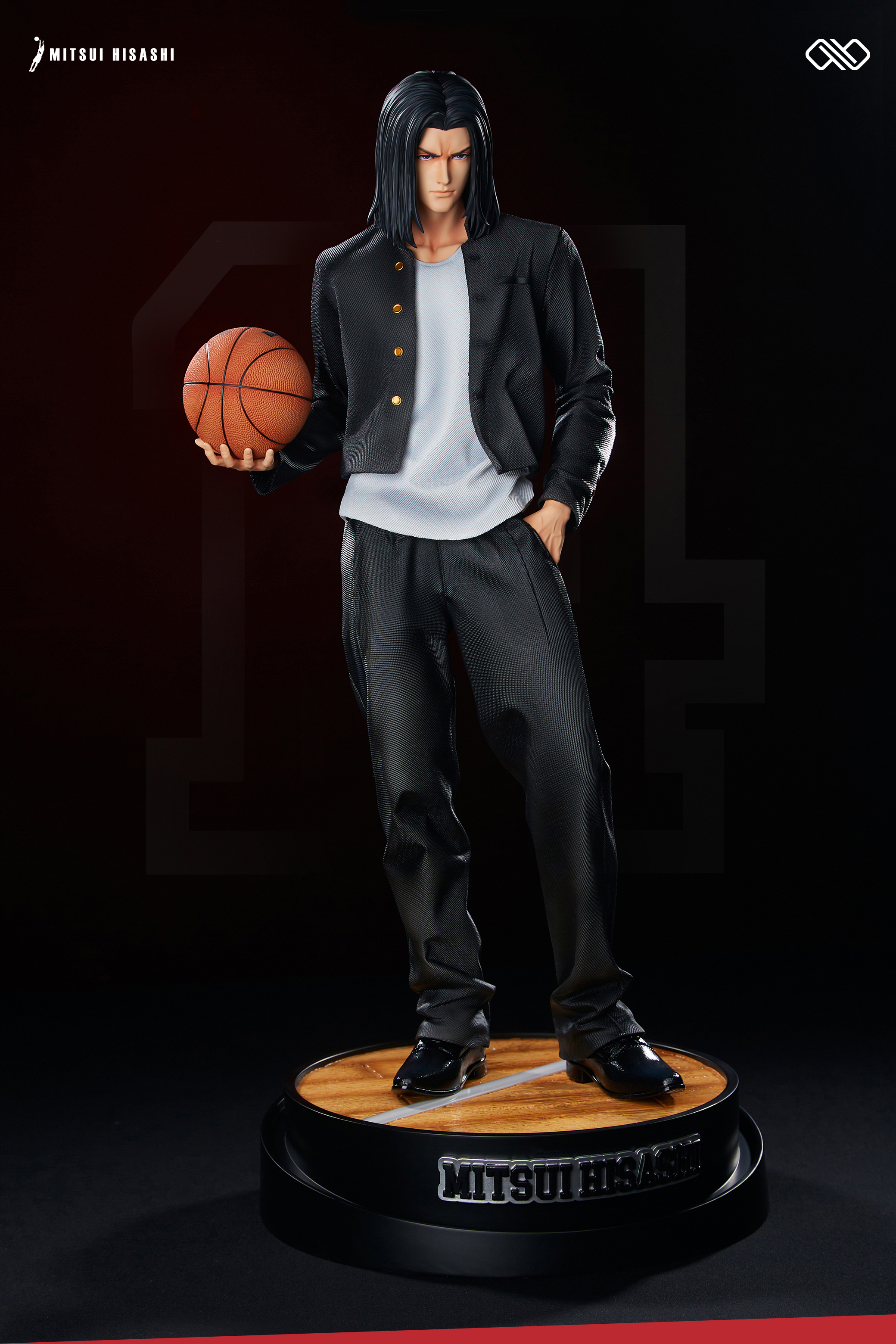 PRE-ORDER Unlimited Studio -  SLAM DUNK  - Long Hair Hisashi Mitsui –1/6 & 1/4 Statue(GK)-