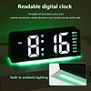 LED Digital Alarm Clock Bedside Alarm Clock Large Number Display for Home Office