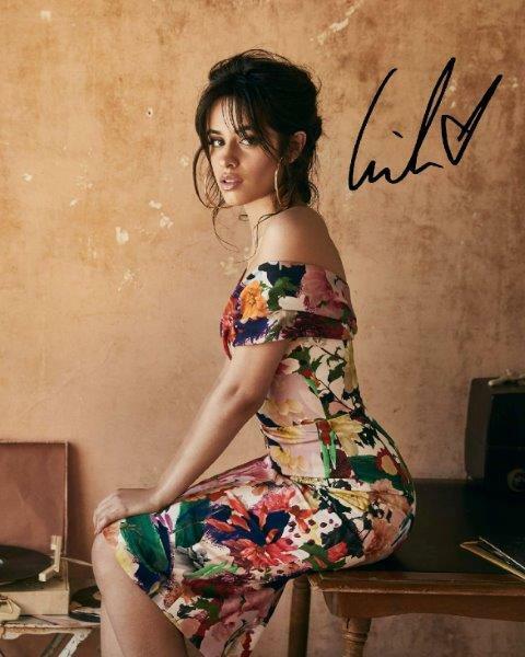 REPRINT - CAMILA CABELLO Hot Singer Signed 8 x 10 Glossy Photo Poster painting Poster RP