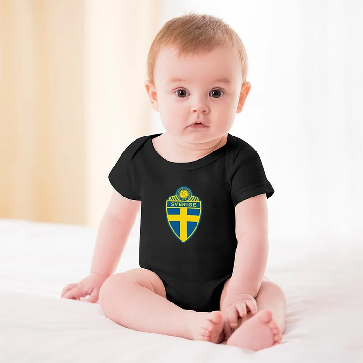 Schweden Baby Bodysuit Strampler Schlafanzug Mit Kurzen Ärmeln
