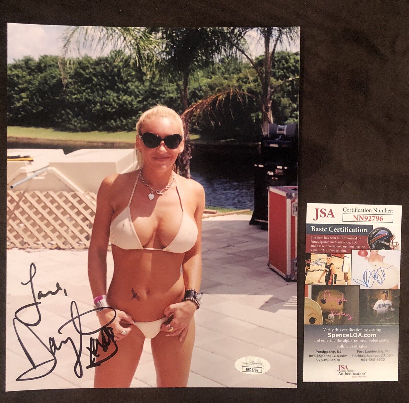 Dayton Rains Signed 8x10 Photo Poster painting ADULT STAR AUTOGRAPH Penthouse JSA Rare