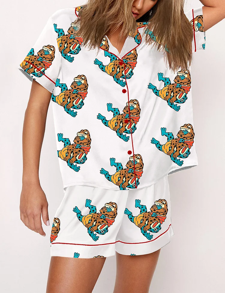 Women’s Jiu Jitsu Frogs Pajama Set