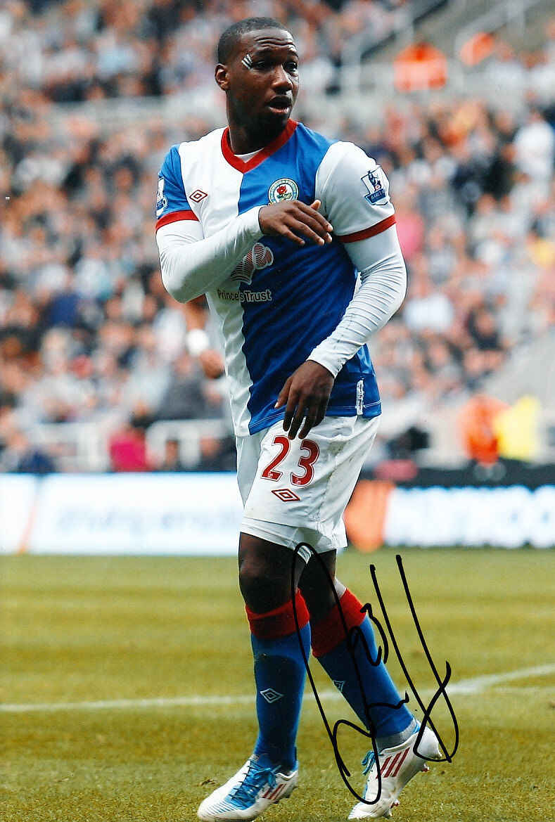 Blackburn Rovers F.C David Hoilett Hand Signed 11/12 Photo Poster painting 12x8 1.