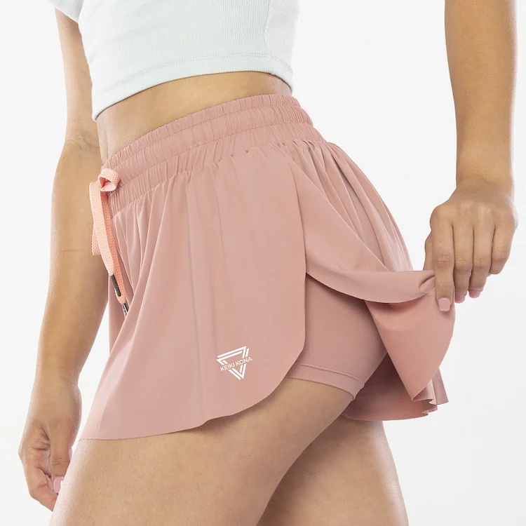 keiki kona shorts - 2-in-1 Flowy Fitness Shorts