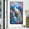 (40*70cm)DIY Full Round Drill Diamond Painting-Peacock