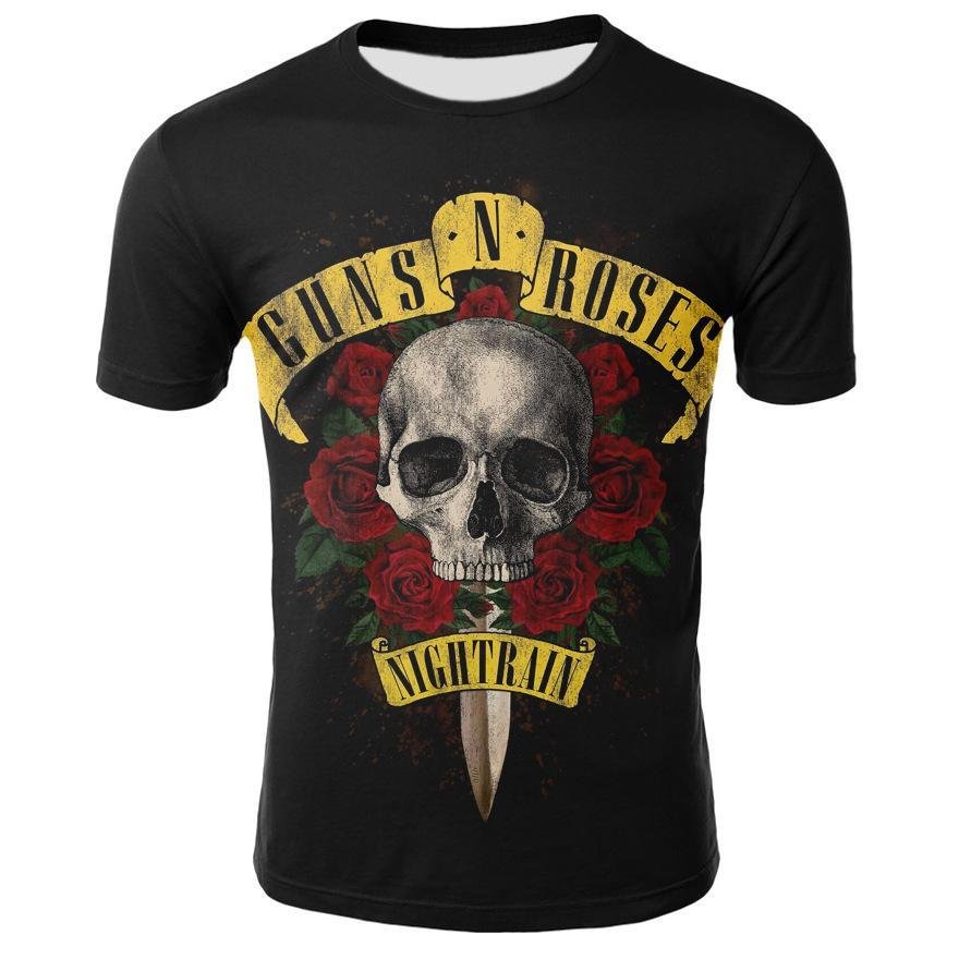 Men Guns N Roses Casual T-shirt